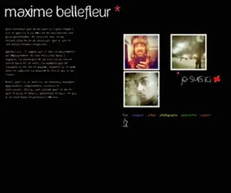 Maximebellefleur.com(Maxime Bellefleur) Screenshot