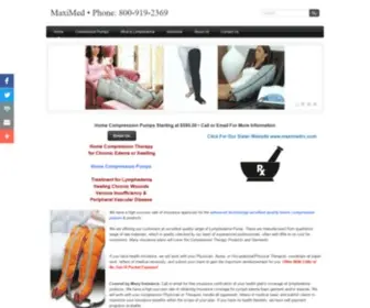 Maximedtherapy.com(Maximed:Lymphedema Treatment Therapy) Screenshot