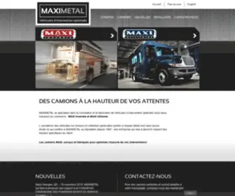 Maximetal.com Screenshot