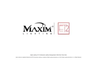 MaximGroupco.com(Maxim Lighting International) Screenshot