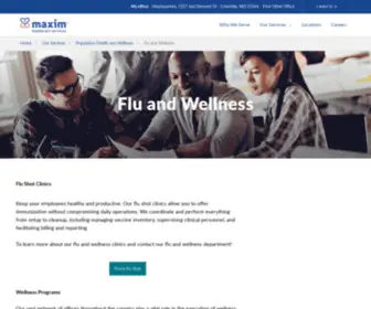 Maximhealthsystems.com(Maxim Healthcare Services) Screenshot