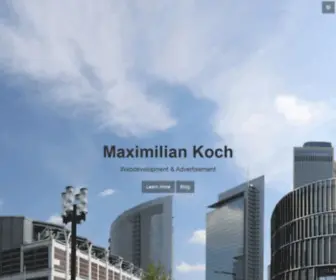 Maximiliankoch.me(Professional Webservices) Screenshot