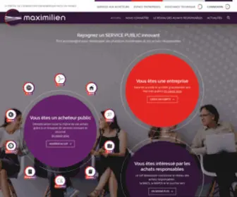 Maximilien.fr(Accueil) Screenshot