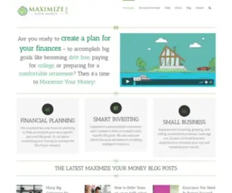 Maximizeyourmoney.com(Certified Financial Planning) Screenshot