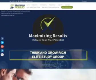 Maximizingresultsllc.com(Personal Development and Business Consulting) Screenshot