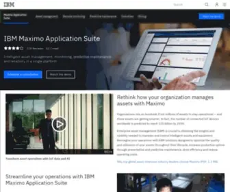 Maximo.com(Maximo Application Suite) Screenshot
