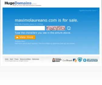 Maximolaureano.com(Maximo laureano.com) Screenshot