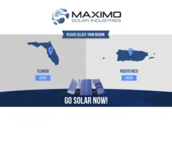 Maximosolar.com(Maximo Solar) Screenshot