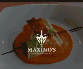 Maximosonbroad.com(Maximo's on Broad) Screenshot