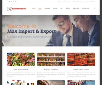 Maximportandexport.com(Just another WordPress site) Screenshot