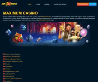 Maximum-Casino.com Screenshot