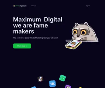 Maximumdigital.site(Maximum) Screenshot