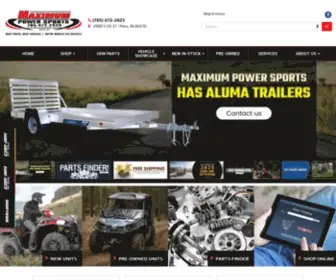 Maximumpower-Sports.com(Home Maximum Power Sports Peru) Screenshot