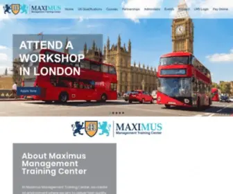 Maximus-Edu.co(Maximus Management Training Center) Screenshot