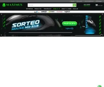 Maximus.com.ar(Maximus Gaming Hardware) Screenshot