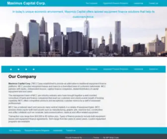 Maximuscapitalcorp.com(In today's unique economic environment) Screenshot