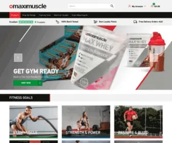 Maximuscle.co.uk(Maximuscle) Screenshot