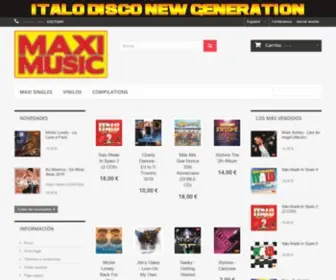 Maximusicrecords.com(Maxi Music Records) Screenshot