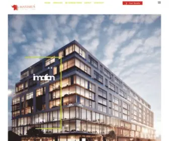 Maximusinfinity.com(3D Rendering Company) Screenshot