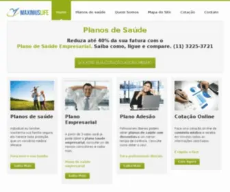 Maximuslife.com.br(Planos de saúde) Screenshot