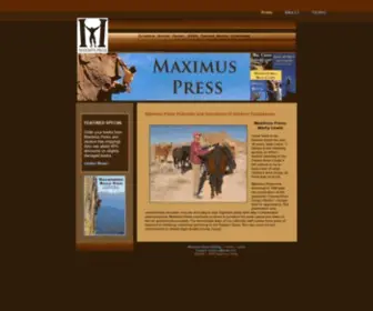 Maximuspress.com(Maximus Press Climbing Guides) Screenshot