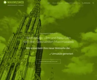 Maximusweb.org(Suchmaschinenoptimierung aus Ulm) Screenshot