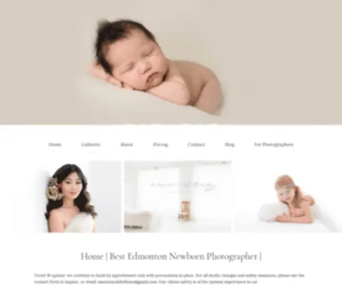 Maxineandshellaine.com(Edmonton Newborn Photographer) Screenshot