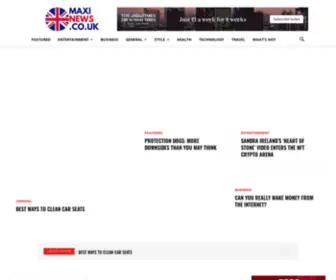 Maxinews.co.uk(Home) Screenshot