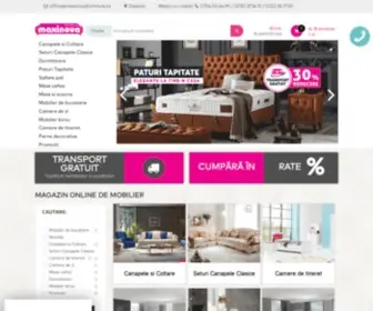 Maxinovafurniture.ro(Magazin online de mobilier) Screenshot