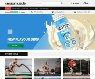 Maxinutrition.com(Maximuscle) Screenshot