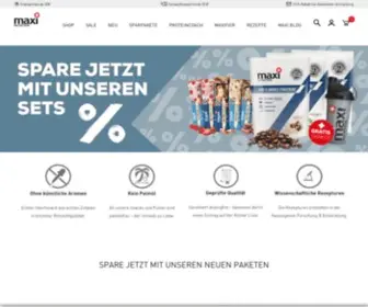 Maxinutrition.de(Die smarte Fitness) Screenshot