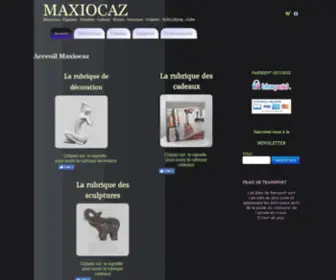 Maxiocaz.com(Décoration) Screenshot