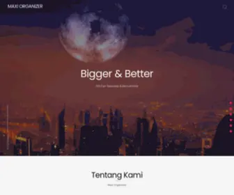 Maxiorganizer.com(MAXI ORGANIZER) Screenshot
