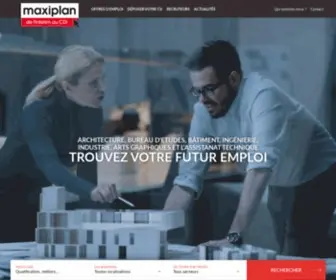 Maxiplan.fr(Agence intérim) Screenshot