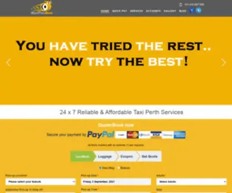 Maxiportbees.com.au(Taxi Perth) Screenshot