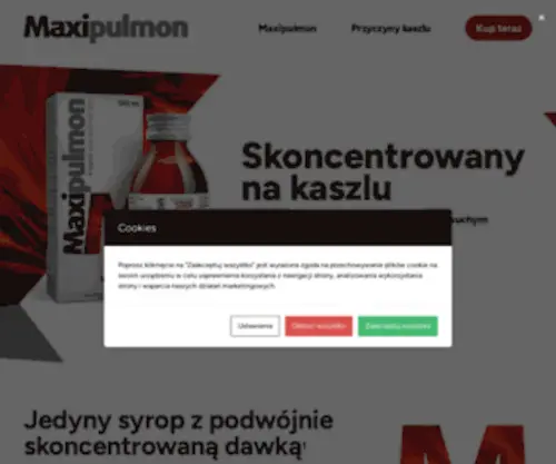 Maxipulmon.pl(Skoncentrowany na kaszlu) Screenshot