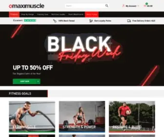 Maxiraw.com(Maximuscle) Screenshot