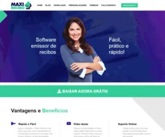 Maxirecibo.com.br Screenshot