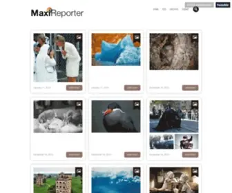 Maxireporter.com(OVH accompagne votre évolution grâce au meilleur des infrastructures web) Screenshot