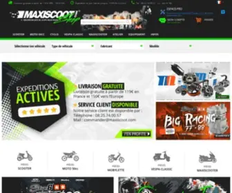 Maxiscoot.com(Pièces) Screenshot