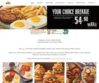 Maxisfood.com(Maxi's Food & Restaurant) Screenshot