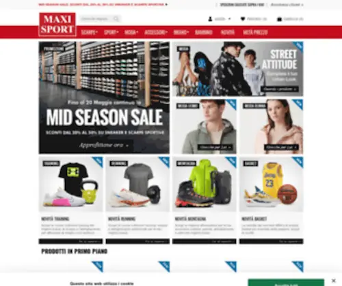 Maxisport.com(MAXI SPORT) Screenshot