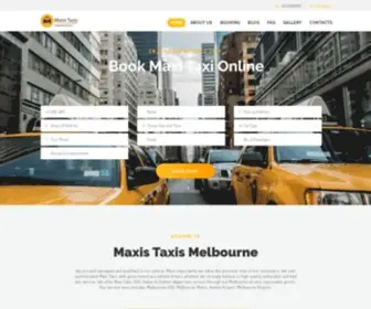 Maxistaxis.com.au(Book Maxi Taxi Melbourne) Screenshot