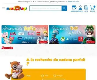 Maxitoys.lu(Page d'accueil) Screenshot