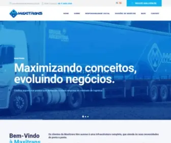 Maxitrans.com.br(Maximizando conceitos) Screenshot