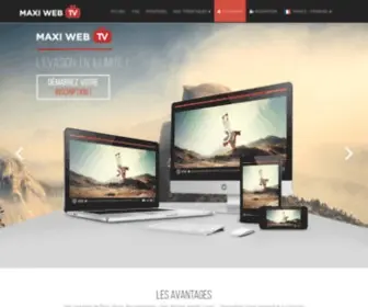 Maxiwebtv.com(Maxi Web TV) Screenshot