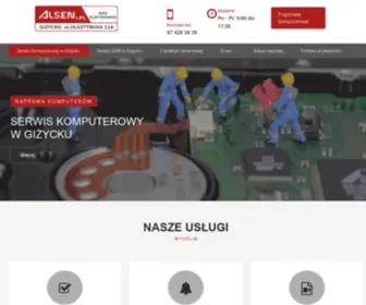 MaxKomputery.pl(Serwis komputerowy w Giżycku) Screenshot