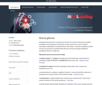 Maxleasing.pl(Leasing samochodów) Screenshot