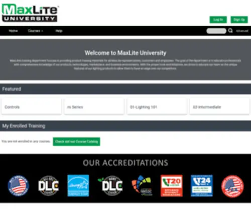Maxliteuniversity.com(Maxliteuniversity) Screenshot