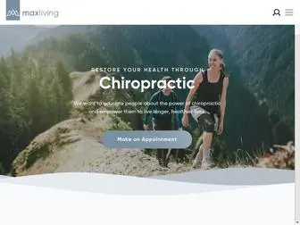 Maxliving.com(Health & Fitness Leaders) Screenshot